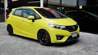 Honda Jazz ใส่ล้อ Rays ZE40 Time Attack Edition ขอบ 17 by Nsports [upl. by Ainirtac]