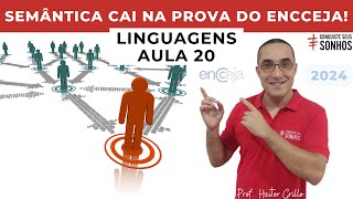 AULA 20  LINGUAGENS  SEMÂNTICA DO BÁSICO AO AVANÇADO  ENCCEJA 2024  ENSINO MÉDIO E FUNDAMENTAL [upl. by Nogam]