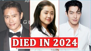 Top KDrama Actors Who Died In 2024  Korean Celebrities Deaths [upl. by Prager]