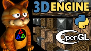 Lets code 3D Engine in Python OpenGL Pygame Tutorial [upl. by Early]