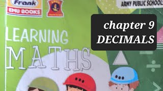 class 4 decimals chapter 9 full Explanation [upl. by Roanna377]