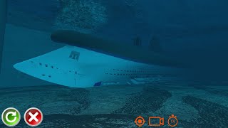 Cruise ship sinks and capsizes  Cruise Ship Handling [upl. by Ttelracs]