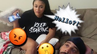 IGNORING MY GIRLFRIEND PRANK CRAZY REACTION [upl. by Moya738]