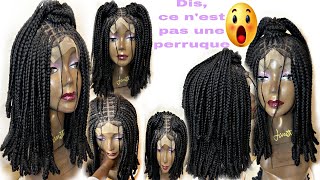 COMMENT FAIRE UNE PERRUQUE DE BRAIDS Rasta tresses lâchés ￼ [upl. by Melac]