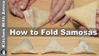 How to fold Samosa perfectly  Homemade Samosa Patti Recipe  Kitchen With Amna [upl. by Bowes]