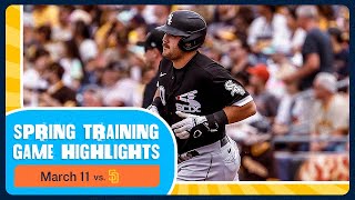 HIGHLIGHTS Jake Burger blasts 2 homers in loss to Padres 31123 [upl. by Eeruhs]