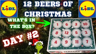 LIDL  BEER ADVENT CALENDER  12 BEERS OF CHRISTMAS  BEER REVIEW [upl. by Lull868]