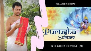 Purusha Shuktam with LyricslAncient Vedic Chant in Sanskrit by Nithin Kulkarni English Captions [upl. by Aninaig68]