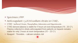 test to measure fibrin formation thrombin time reptilase time [upl. by Paule]