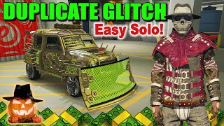 Car Duplicate Glitch Solo Easy Tutorial Solo Glitch Halloween Updates  GTA 5 Online [upl. by Herminia]