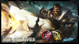 Wild Rift GRAVES  TOP 1 Sentinel Graves S13 Ranked Gameplay  Build [upl. by Paucker]