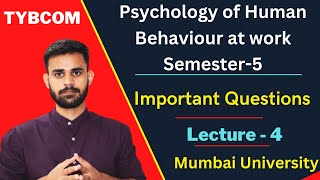 Early Theories of Motivation  TYBCOM semester 5 Psychology of Human Behaviour IP Mumbai University [upl. by Yates]