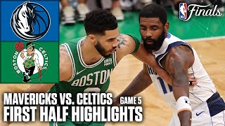 NBA Finals Game 5 HALFTIME HIGHLIGHTS Dallas Mavericks vs Boston Celtics  NBA on ESPN [upl. by Lleksah344]