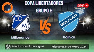 Millonarios vs Bolívar  Copa Libertadores 2024  Fase de grupos [upl. by Kelwin]