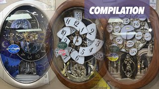 10 Minutes Of Rhythm Musical Clocks  Compilation Volume 3 からくり時計の編纂 [upl. by Llerahs]