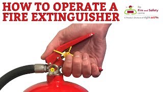 How a Fire Extinguisher works and how to operate a Fire Extinguisher [upl. by Albie]