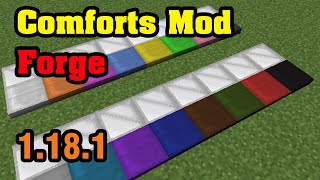 Comforts Forge Mod 1181 amp Tutorial Downloading And Installing For Minecraft [upl. by Neirol]