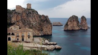 Places to see in  Castellammare del Golfo  Italy  Tonnara di Scopello [upl. by Garrot]