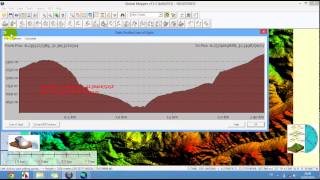 Comment créer un profil topographique sur Global Mapper [upl. by Oileve]