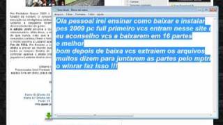 Como baixar e instalar pes 2009 [upl. by Curr13]