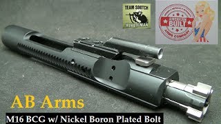 AB Arms MilSpec AR15 Nickel Boron Coated Bolt amp M16 Bolt Carrier [upl. by Wystand]