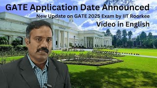 GATE 2025 Exam Applying Date Announced [upl. by Aitel]