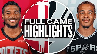 ROCKETS at SPURS  FULL GAME HIGHLIGHTS  October 28 2024 [upl. by Ful]