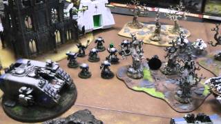 Battlereport Necrons vs Space Marines 2000 points [upl. by Swee]