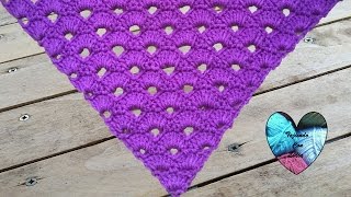 Hermoso chal tejido a crochet muy facil de tejer [upl. by Simetra]