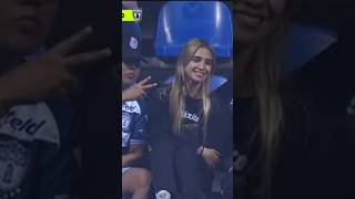 Nailea Vidrio presente en el Puebla vs Pachuca 🤩 [upl. by Nitsyrc]