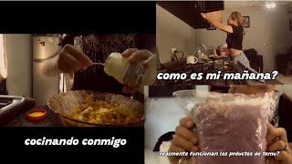 Limpiando la cocina  Cocinando  Reseña sobre producto TEMU👀 [upl. by Rainger876]