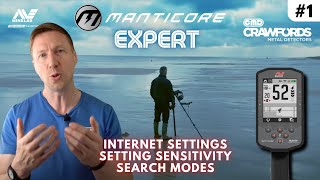 Minelab Manticore Expert Series  Setting Sensitivity Best Settings and Search Modes [upl. by Lowe]