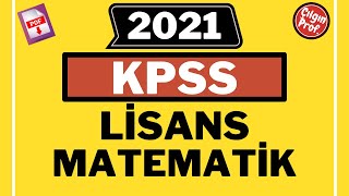 2021 KPSS LİSANS MATEMATİK PDF  2021 KPSS Matematik Soru Çözümleri [upl. by Anemolihp]