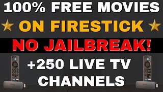 FREE MOVIES ON YOUR FIRESTICK  250 LIVE CHANNELS in 2024 [upl. by Norved]