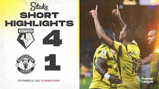 Watford 41 Manchester United  Short Highlights [upl. by Merline267]