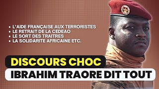 Discours choc Le capitaine Ibrahim Traoré dit tout [upl. by Htaek]