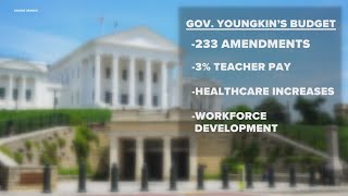 Gov Youngkin doesnt veto Virginia budget but wants more than 200 amendments [upl. by Arlan]