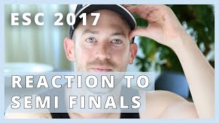 Reaction to Semi Finals  my TOP 5  Eurovision 2017 [upl. by Myrlene]