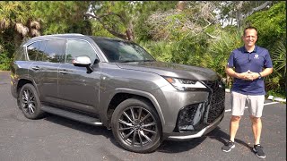 Is the 2023 Lexus LX 600 F Sport a BETTER luxury SUV than a BMW X7 [upl. by Adia583]