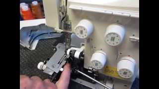 Serger repair lower knife Juki [upl. by Lasonde198]