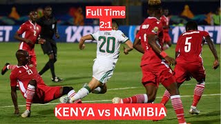 KENYA vs NAMIBIA MATCH  21 GOALS AND HIGHLIGHTS  HARAMBEE STARS vs NAMIBIA GAME [upl. by Sanfourd]