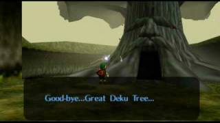 Legend of Zelda Ocarina of Time Walkthrough 02 13 quotLeaving Kokiriquot [upl. by Manda]