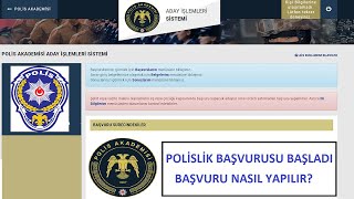 POLÄ°SLÄ°K BAÅVURUSU BAÅLADI BAÅVURU NASIL YAPILIR 30DÃ–NEM BAÅVURU VÄ°DEOSU [upl. by Malchus]