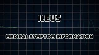 Ileus Medical Symptom [upl. by Veneaux]