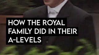 Breaking Down The British Royal Familys ALevel Results [upl. by Ecurb]