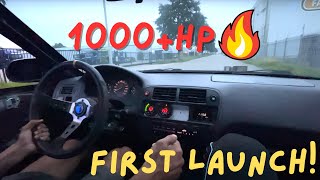 My first launch with my 1000hp civic AWD [upl. by Asim]