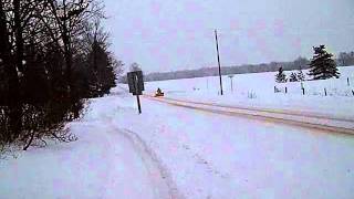 1968 Skidoo Olympique 250 high speed run [upl. by Lais]