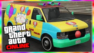 GTA 5 Online Clown Van 116 Get the Clown Van Modded Mission quotGTA 5 Rare amp Modded Vehicles 116quot [upl. by Keelby265]