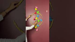 Floral Wall Decor Idea — DIY Paper Craft short youtubeshort reel viral diycrafts trending [upl. by Sussman]