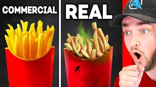 COMMERCIALS vs REAL LIFE SHOCKING TRUTH [upl. by Saihttam]